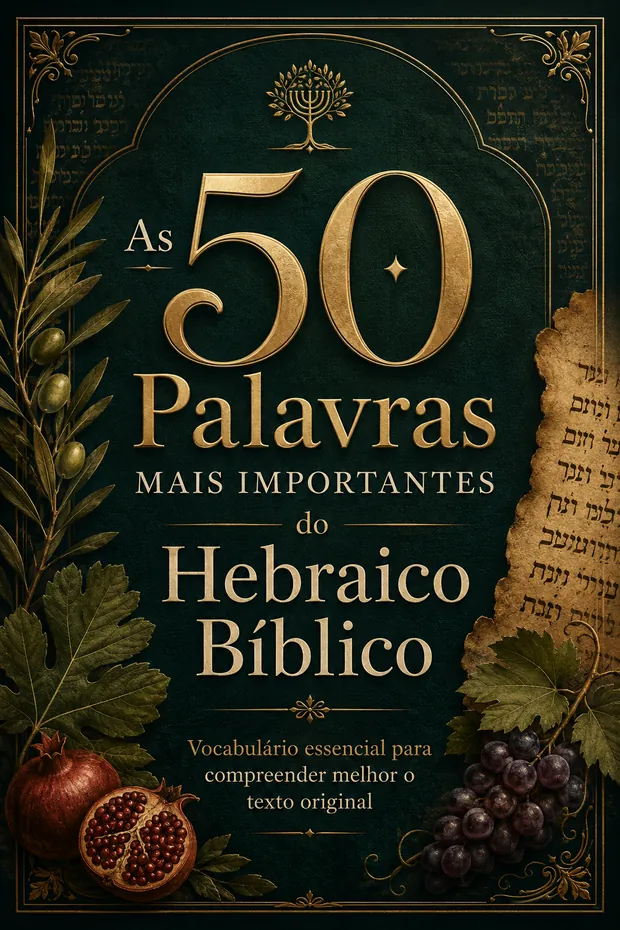 Capa do bônus As 50 Palavras Mais Importantes do Hebraico Bíblico